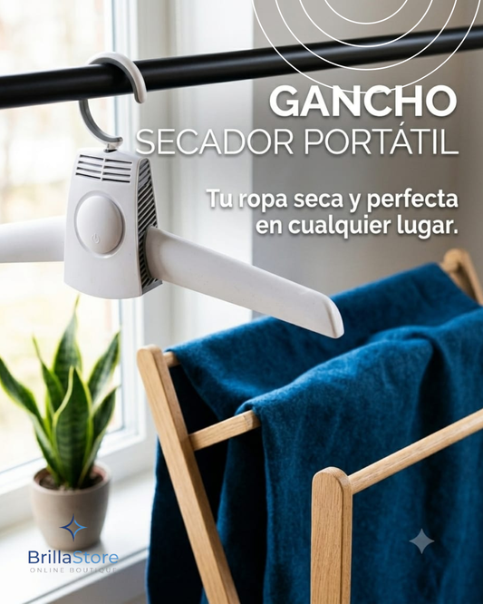 Gancho Secadora Portátil De Ropa Y Zapatillas Tipo Colgador