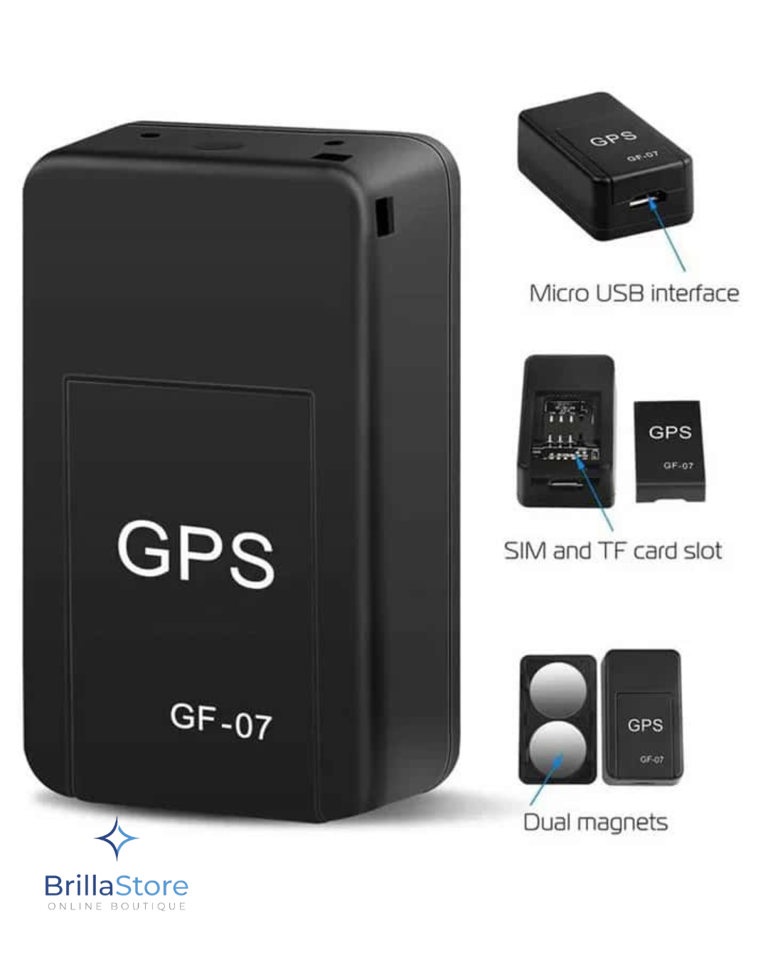 Mini GPS GF07 Llavero Conexión con Chip